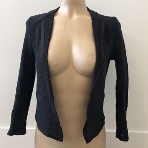 Judith & Charles 3/4 length open front blazer